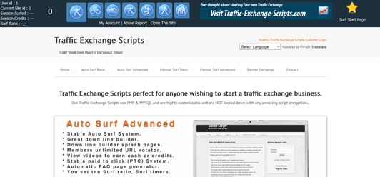 Traffic Exchange Screen Shot #3